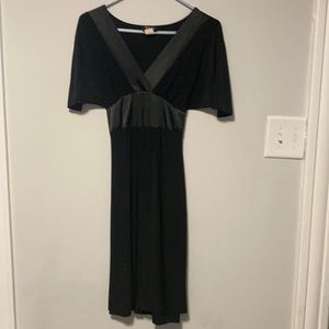 Taboo midi sexy black dress